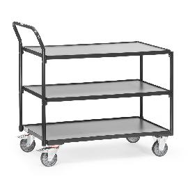 Leichter Tischwagen, 3 Ebenen, "Grey-Edition" Produktbild